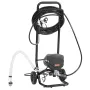 Stand Airless Paint Sprayer, 650W, 3000PSI High Pressure Airless Sprayer with Cart, Cleaning Brush, Hose, Extension Rod, Nozzles