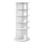 VEVOR 5 Tiers Rotating Shoe Rack Tower, 360° Spinning Shoe Rack, Revolving Storage Round Carousel Display, Freestanding Lazy Sus