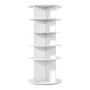 5 Tiers Rotating Shoe Rack Tower, 360° Spinning Shoe Rack, Revolving Storage Round Carousel Display, Freestanding Lazy Susan Org