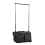 VEVOR Dance Bag with Garment Rack, 584.2 mm Rolling Dance Duffel, with Wheels, USB Port, Height Adjustable Clothes Rack, Privacy