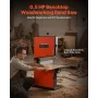 VEVOR Band Saw, 229 mm, Woodworking Benchtop Bandsaw with 373W 1/2 HP Motor, 90 mm Max Cutting Height, 300 x 300 mm Cast Aluminu