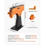 76 mm x 2007 mm båndslibemaskine, 2100W 900RPM Industriel