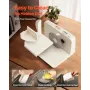 Meat Slicer, 180W Electric Deli Slicer Machine with 170 mm Sharp Blade, Home Meat-Slicer with 60-90 RPM Slicing Speed, 0-15 mm A