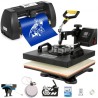 Heat Press 15 "X15" Vinyl Cutter Plotter 14 "Desktop Backlight T-shirt