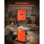VEVOR Woodworking Bandsaw, 457 mm, Band Saw with 2240W 3HP Motor, 406 mm Maximum Cutting Height, 690 x 510 mm Cast Iron Table, w