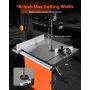 VEVOR Woodworking Bandsaw, 457 mm, Band Saw with 2240W 3HP Motor, 406 mm Maximum Cutting Height, 690 x 510 mm Cast Iron Table, w