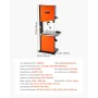 VEVOR Woodworking Bandsaw, 457 mm, Band Saw with 2240W 3HP Motor, 406 mm Maximum Cutting Height, 690 x 510 mm Cast Iron Table, w