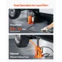 Air Hydraulic Bottle Jack, 20 Ton (44092 lbs) Capacity, 260-495 mm Lifting Range, Pneumatic/Manual Heavy Duty Welded Bottle Jack