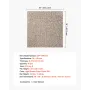 Carpet Tiles 457x457 mm, 10 Pack Carpet Square Rug Detachable & Damage-free, Self Adhesive Home Floor Soft Plush Padded for 2.1㎡