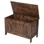 Kids Storage Bench, Wooden Toy Box Chest, Large Storage Cabinet with Safety Hinge, Toddlers Retro Storage Bench for Playroom, Li