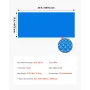 Solar Pool Cover, 10,97 x 4,88 m rektangel Pool Boble Cover, 12