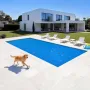 Solar Pool Cover, 10,97 x 4,88 m rektangel Pool Boble Cover, 12