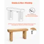 160 cm Console Table, Farmhouse Desk Behind the Couch, Wooden Rectangle Entrance Desk, Narrow Long Sofa Table Accent Stand for H