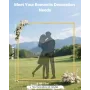 Arch Backdrop Stand, 2 x 2 m, Stable Structure, Easy Assembly, Square Gold Metal Arch Backdrop Stand for Wedding, Birthday Party