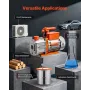 VEVOR Vakuumpumpe, 5 CFM 142 L/min, HVAC To-trins roterende vinge AC Vakuumpumpe, til R134a R22 R410a Systemer, 4-polet motor,
