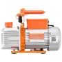 Vacuum Pump, 5 CFM 142 L/min, HVAC Two Stage Rotary Vane AC Vacuum Pump, for R134a R22 R410a Systems, 4 Pole Motor, for Automoti