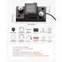 VEVOR Dual Battery Isolator Kit, 12V 80 Amp 13,3 mm² (6 AWG), manuelt og automatisk VSR spændingsfølsomt relæ med voltmeter, L