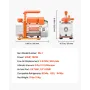 Vakuumpumpe, 3,5 CFM 99 L/min, HVAC enkelttrins roterende vinge