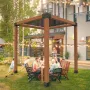 Pergola beslagsæt, 4x4 tommer (indre størrelse 92 x 92 mm), 4
