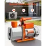 Vacuum Pump, 7 CFM 198 L/min, HVAC Two Stage Rotary Vane AC Vacuum Pump, for R134a R22 R410a R1234YF R32, 4 Pole Motor, for Auto