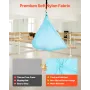 VEVOR Aerial Yoga Hammock, Maximum 136.07 kg Load Aerial Silk, Yoga Swing with Nylon Fabric, Daisy Rope, PE Zipper Bag, Gymnasti