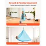 Aerial Yoga Hammock, Maximum 136.07 kg Load Aerial Silk, Yoga Swing with Nylon Fabric, Daisy Rope, PE Zipper Bag, Gymnastics Swi
