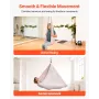 VEVOR Aerial Yoga Hammock, 136.07 kg Load Aerial Silk, Yoga Swing with Nylon Fabric, PE Zipper Bag for Parent-Child Interaction,