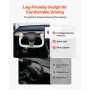 Steering Wheel for 2016-2023 Tesla Model 3, Carbon Fiber Steering Wheel D-Shaped Flat-Bottom with Heating Function, Leather Grip