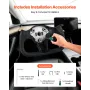 Rat til 2016-2023 Tesla Model 3, Carbon Fiber Rat D-formet
