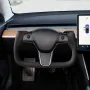 Rat til 2016-2023 Tesla Model 3, Carbon Fiber Rat D-formet
