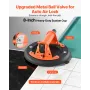 Vacuum Suction Cup, 203 mm Vacuum Glass Lifter with Metal Handle, 195 kg Max Lifting Capacity Tile Suction Cup Tool with Carryin