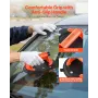 Vacuum Suction Cup, 203 mm Vacuum Glass Lifter with ABS Handle, 180 kg Max Lifting Capacity Tile Suction Cup Tool with Carrying 