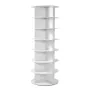 VEVOR 7 Tiers Rotating Shoe Rack Tower, 360° Spinning Shoe Rack, Revolving Storage Round Carousel Display, Freestanding Lazy Sus
