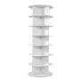 7 Tiers Rotating Shoe Rack Tower, 360° Spinning Shoe Rack, Revolving Storage Round Carousel Display, Freestanding Lazy Susan Org