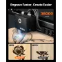 Laser Engraver, 20W, Laser Engraving and Cutting Machine with Enclosure Camera, Laser Cutter, 36000 mm/min, 500 x 320 mm Working