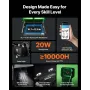 Laser Engraver, 20W, Laser Engraving and Cutting Machine with Enclosure Camera, Laser Cutter, 36000 mm/min, 500 x 320 mm Working