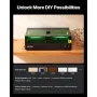 VEVOR Laser Engraver, 20W, Laser Engraving and Cutting Machine with Enclosure Camera, Laser Cutter, 36000 mm/min, 500 x 320 mm W