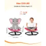 Kids drejestol, 220 lbs kapacitet, elefantform sensorisk