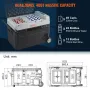Portable Car Refrigerator Freezer Compressor 40Qt Dual Zone for Car Home
