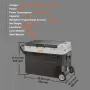 Portable Car Refrigerator Freezer Compressor 40Qt Dual Zone for Car Home