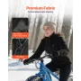 opvarmet fleecejakke til kvinder, opvarmet sweatshirt med 7,4V