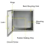 NEMA Steel Enclosure, 60x60x20 cm NEMA 4X Steel Electrical Box, IP66 Waterproof & Dustproof, Outdoor/Indoor Electrical Junction 