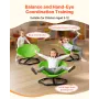 Kids Swivel Chair, 220 lbs Capacity, Cylinder Shape Sensory Spinning Chair, Autistic Kids Sensory Toy Seat with Non-Slip Metal B
