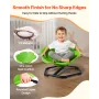 Kids Swivel Chair, 220 lbs Capacity, Cylinder Shape Sensory Spinning Chair, Autistic Kids Sensory Toy Seat with Non-Slip Metal B