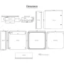 Nema Steel -kabinet, 24 x 24 x 8 '' NEMA 4X stål elektrisk