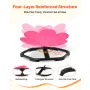 Kids Swivel Chair, 220 lbs Capacity, Flower Shape Sensory Spinning Chair, Autistic Kids Sensory Toy Seat with Non-Slip Metal Bas