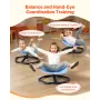 Kids drejestol, 220 lbs kapacitet, elefantform sensorisk