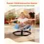 Kids Swivel Chair, 220 lbs Capacity, Elephant Shape Sensory Spinning Chair, Autistic Kids Sensory Toy Seat with Non-Slip Metal B