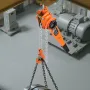 manuel kædetalje, 1-1/2T 1500KG Kapacitet Heavy Duty Come