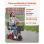 3-hjulet elektrisk scooter til voksne og seniorer